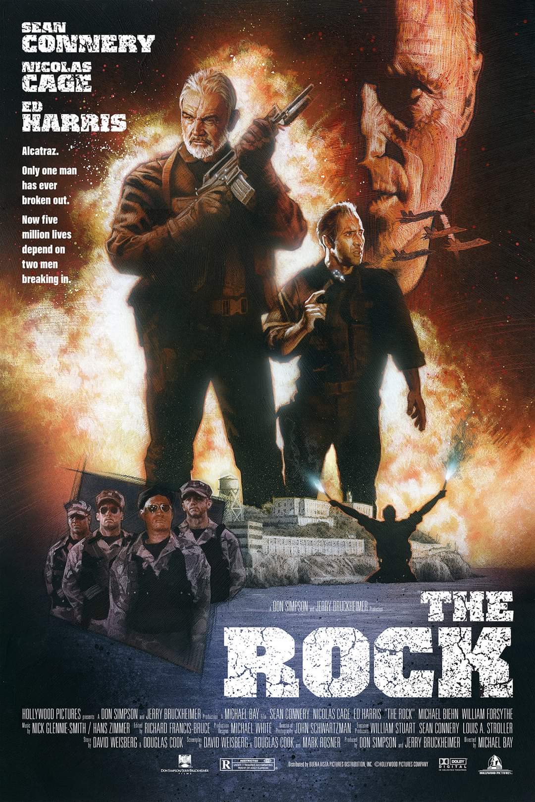 The Rock movie poster